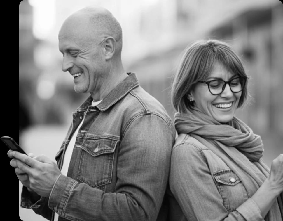 Happy people using Openfair referral program