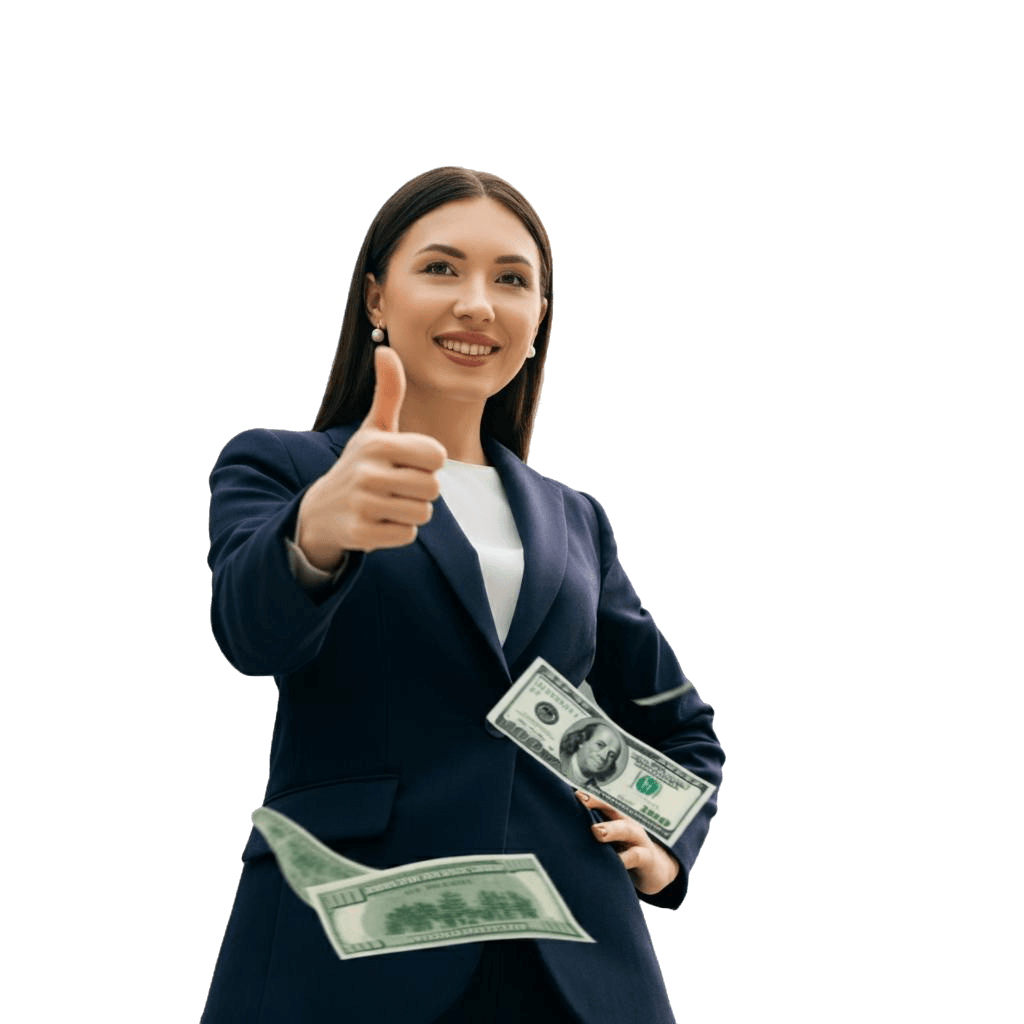 Successful affiliate partner earning commissions